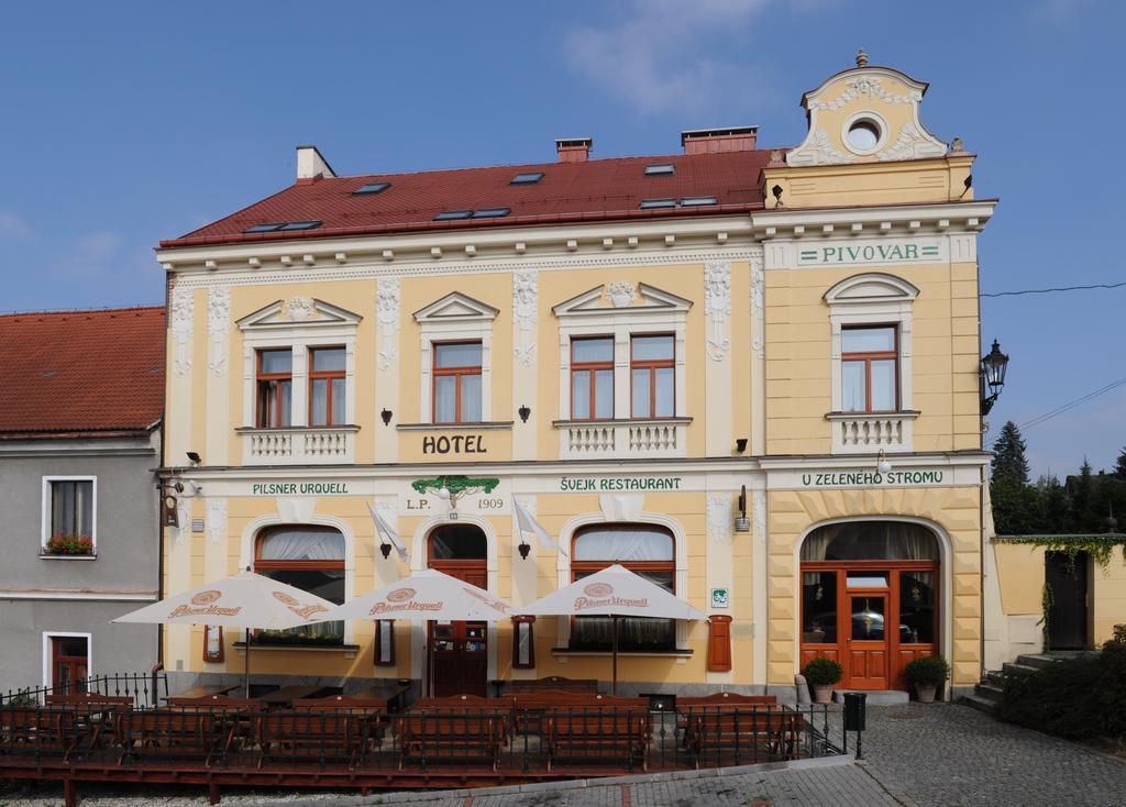 Hotel U Zeleneho Stromu Nepomuk Exterior foto